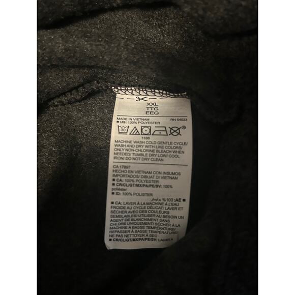 NWT Old Navy Red Fleece Pullover Long Sleeve Cowl Neck Drawstring Size XXL - Picture 4 of 6